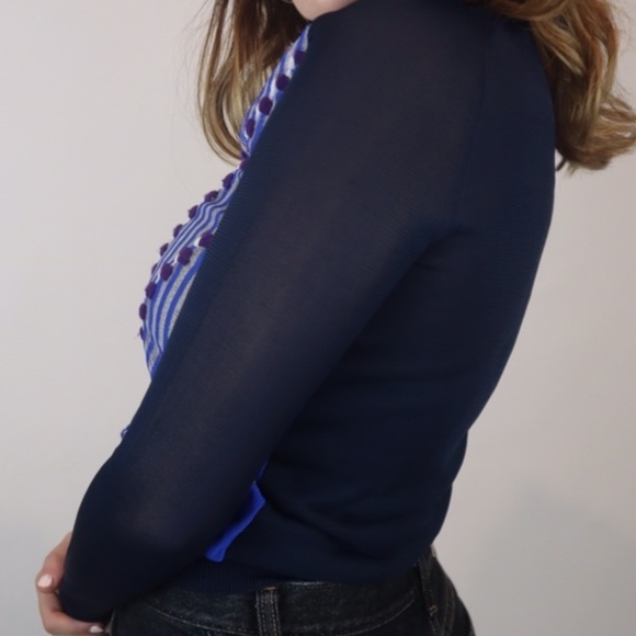 New Carven Mesh Sweater Top - Picture 4 of 4